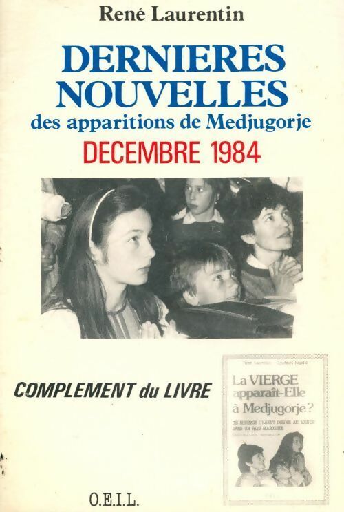 Livrenpoche : Dernières nouvelles des apparitions de Medjugorje - René Laurentin - Livre