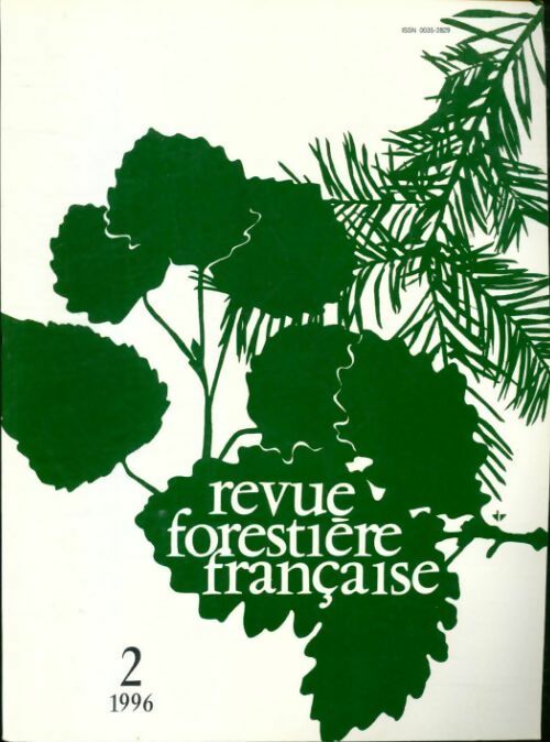 Revue forestière française n°2 1996 - Collectif -  Revue forestière française - Livre