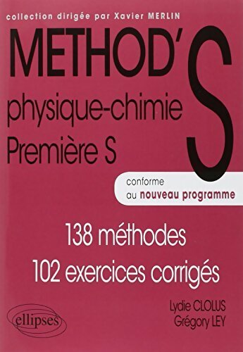 Physique chimie 1ère S - Collectif -  Method's - Livre