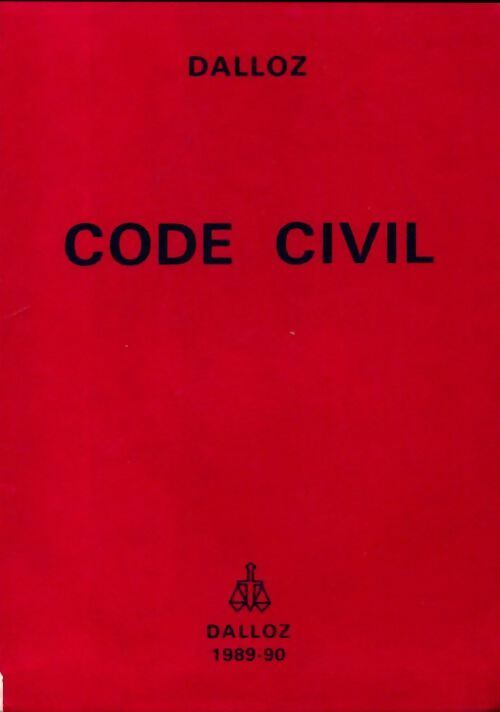 Livrenpoche : Code civil 1989-1990 - Collectif - Livre
