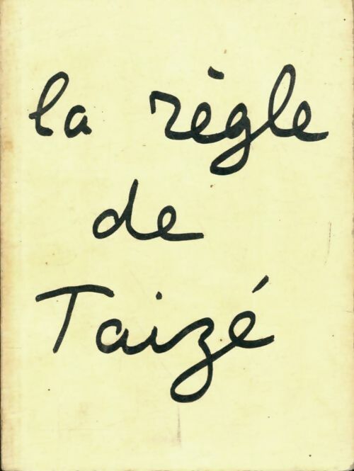 Livrenpoche : La règle de Taizé - Inconnu - Livre