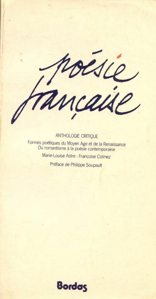 Livrenpoche : Poésie française - Collectif - Livre