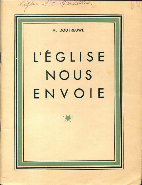 Livrenpoche : L'église nous envoie - M. Doutreuwe - Livre