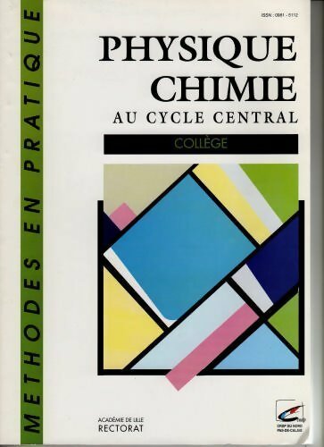 Livrenpoche : Physique chimie au cycle central - Collectif - Livre
