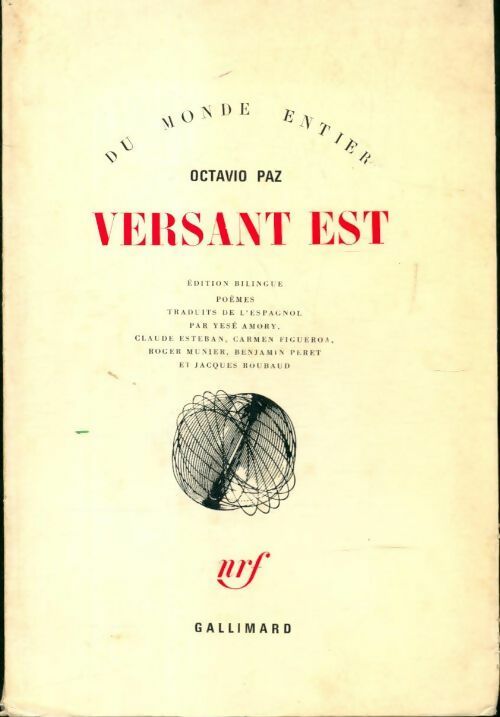 Livrenpoche : Versant est et autres poèmes - Octavio Paz - Livre
