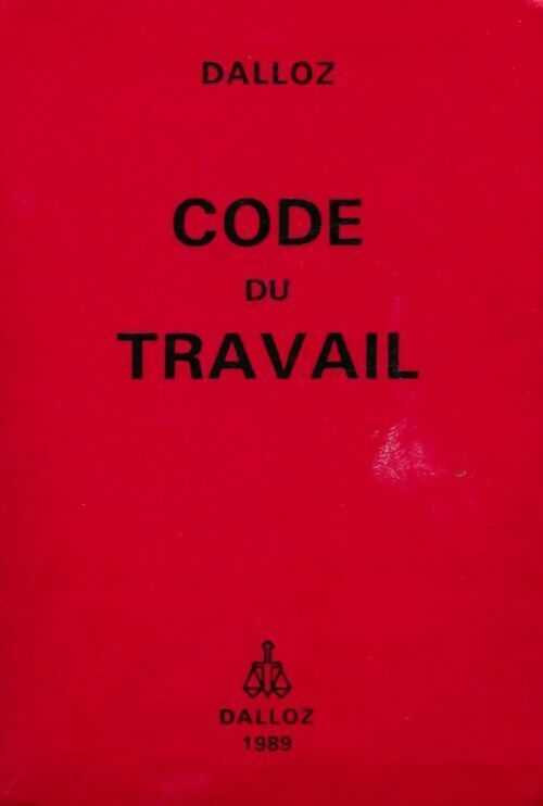 Livrenpoche : Code du travail 1989 - Collectif - Livre