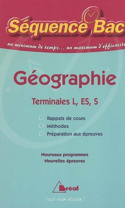 Livrenpoche : Géographie Terminales L, ES, S - Collectif - Livre