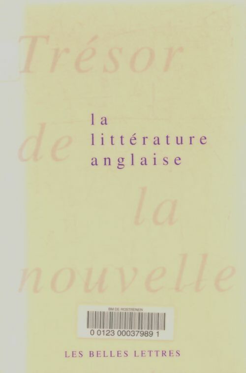 Livrenpoche : Trésors de la nouvelle de la littérature anglaise - Collectif - Livre