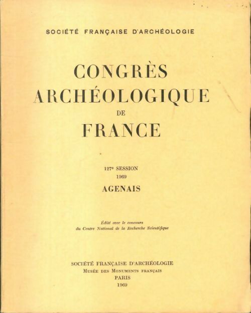 Livrenpoche : Congres archéologique de France. Agenais - Collectif - Livre