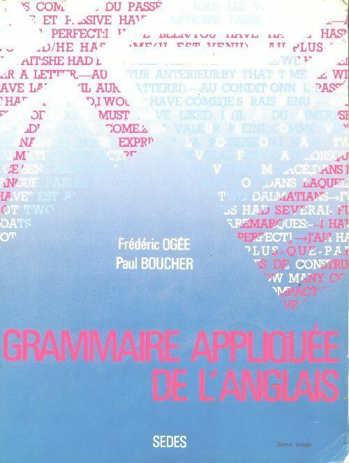 Livrenpoche : Grammaire appliquée de l'anglais - Collectif - Livre