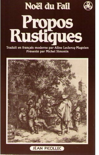 Livrenpoche : Propos rustiques - Noël Du Fail - Livre