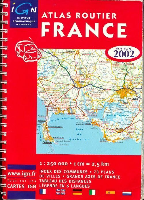 Livrenpoche : Atlas routier France 2002 - Collectif - Livre