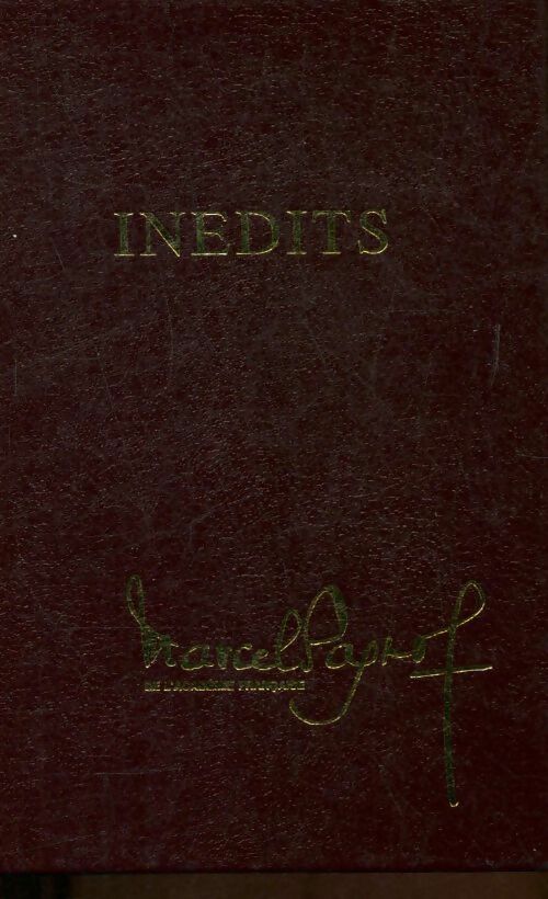 Livrenpoche : Inédits - Marcel Pagnol - Livre