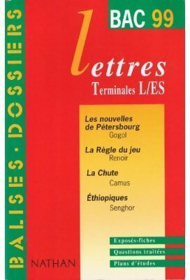 Lettres terminales L/ES 1999 - Lucien Giraudo -  Balises - Dossiers - Livre