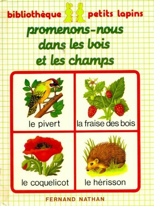 Livrenpoche : Promenons-nous dans les bois et les champs - Collectif - Livre