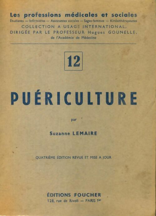 Livrenpoche : Puericulture - Suzanne Lemaire - Livre