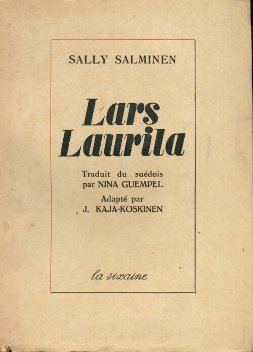 Livrenpoche : Lars Laurila - Sally Salminen - Livre