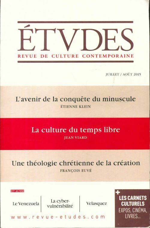 Livrenpoche : Etudes n°421-8 - Collectif - Livre