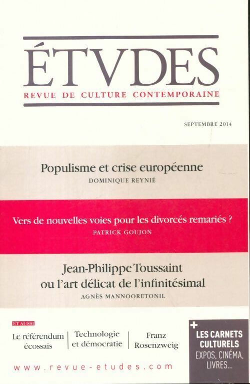 Livrenpoche : Etudes n°4208 - Collectif - Livre