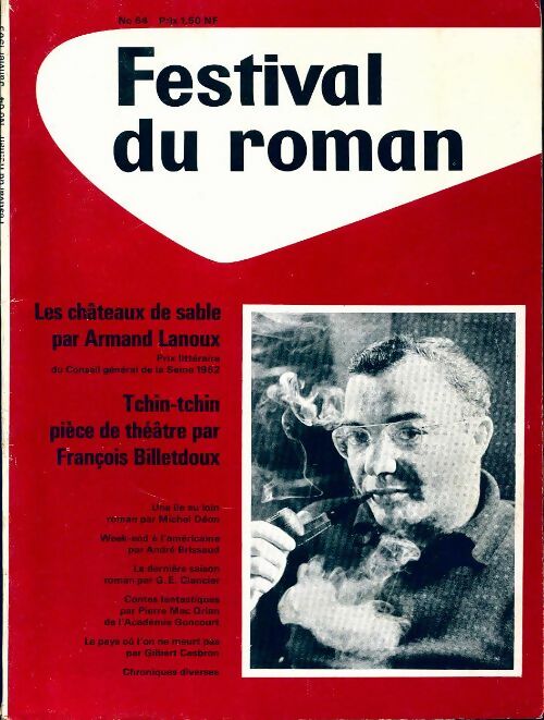 Livrenpoche : Festival du roman n°64 : Les châteaux de sable d'A. Lanoux / Tchin-tchin de F. Billetdoux - Collectif - Livre