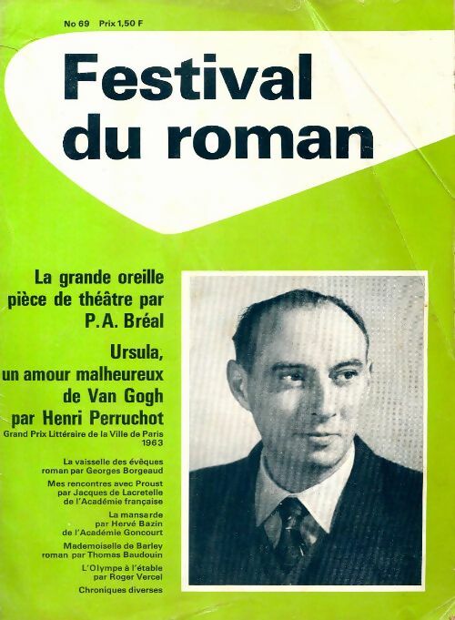Livrenpoche : Festival du roman n°69 : La grande oreille de P.A. Bréal / Ursula, un amour malheureux de Van Gogh - Collectif - Livre