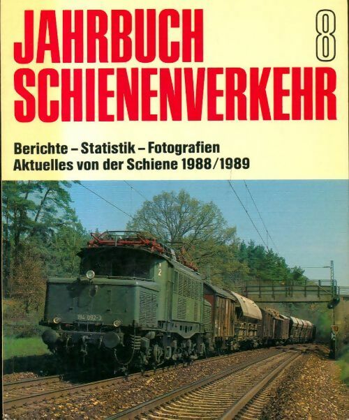 Livrenpoche : Jahrbuch schienenverkehr 8 - Collectif - Livre