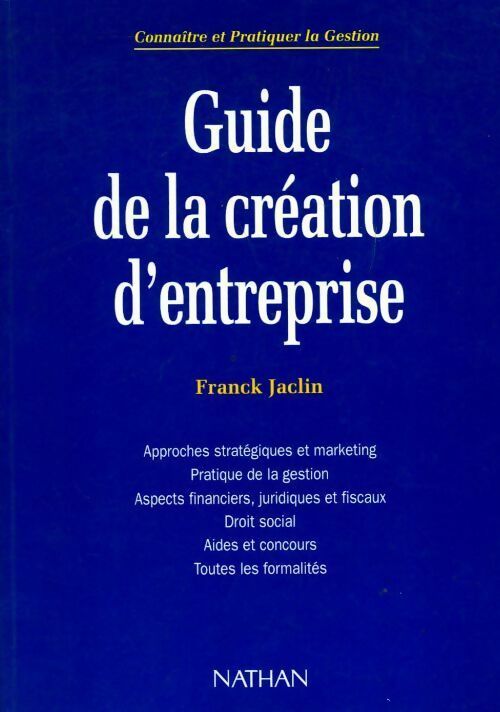 Livrenpoche : Guide de la création d'entreprise 1989 - Franck Jaclin - Livre