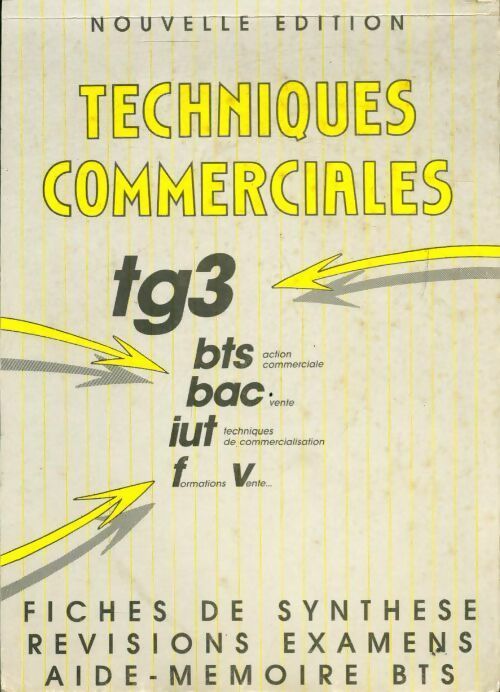 Livrenpoche : Techniques commerciales TG3 - Collectif - Livre