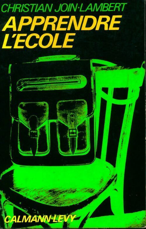 Livrenpoche : Apprendre l'école - C. Join-Lambert - Livre