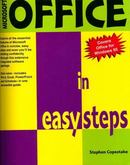 Livrenpoche : Office in easy steps. Covers office for windows 95 - Stephen Copestake - Livre