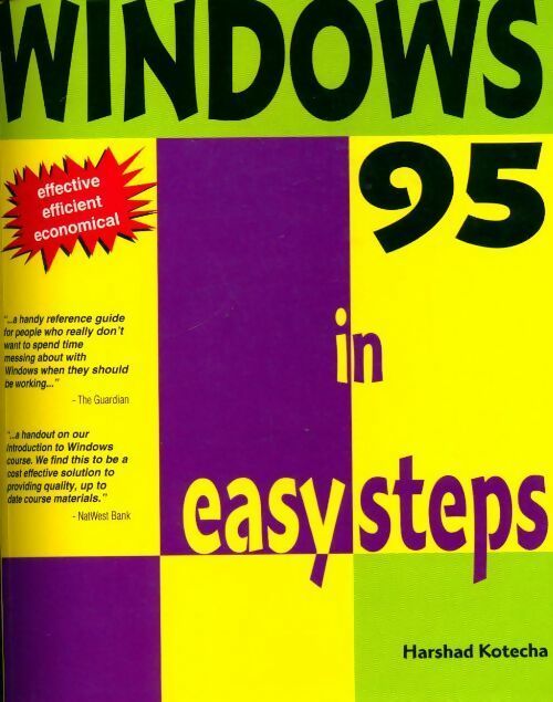 Livrenpoche : Windows 95 in easy steps - Harshad Kotecha - Livre