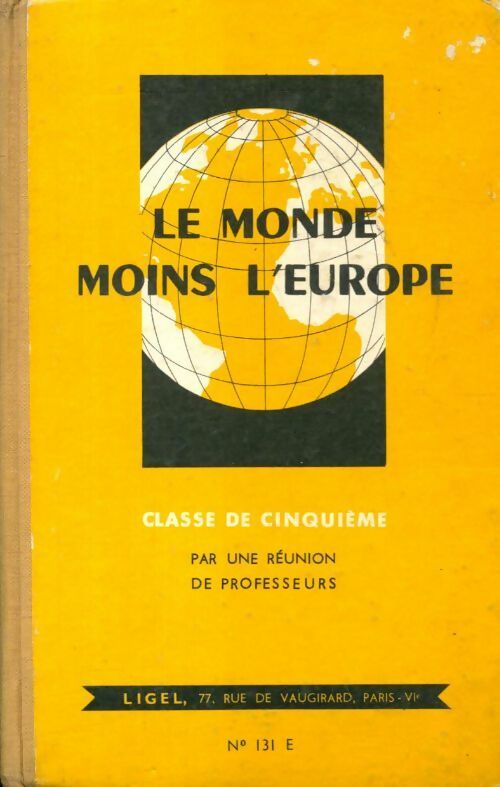 Livrenpoche : Le monde moins l'Europe 5e - Collectif - Livre