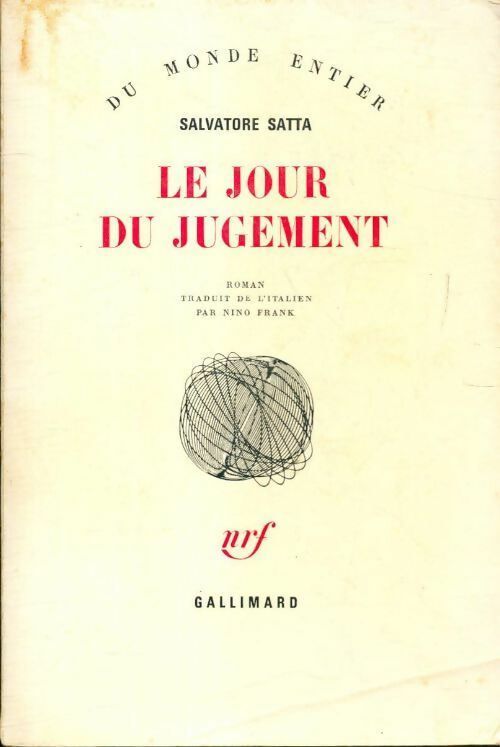 Livrenpoche : Le jour du jugement - Salvatore Satta - Livre