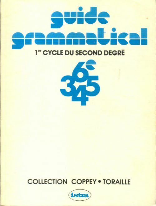 Livrenpoche : Guide grammatical  premier cycle du second degré - Collectif - Livre
