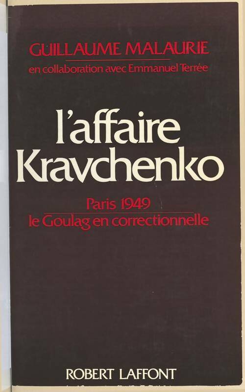 L'affaire Kravtchenko - Nina Berberova - Livre