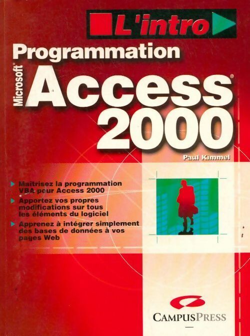 Livrenpoche : Programmation Access 2000 - Paul Kimmel - Livre