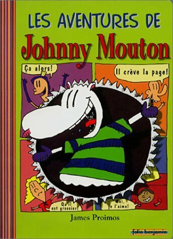 Les aventures de Johnny Mouton - James Proimos -  Folio Benjamin (Grand format) - Livre