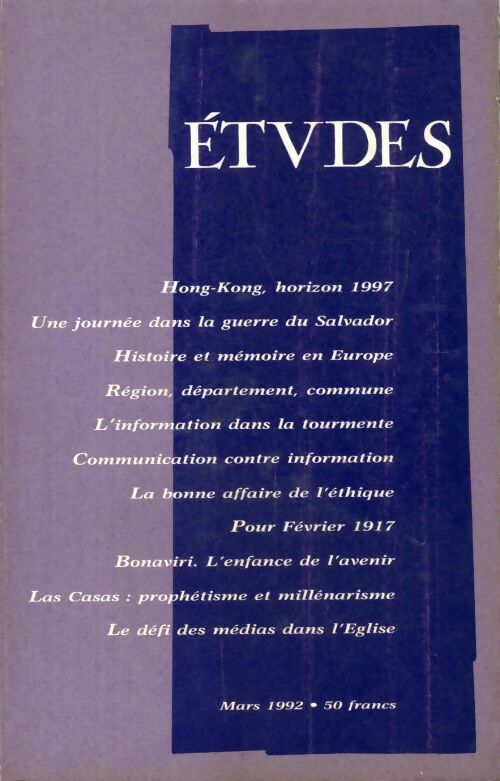 Livrenpoche : Etudes n°376-3 - Collectif - Livre
