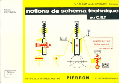 Livrenpoche : Notions de schéma technique au CET - Pierre Poignon - Livre
