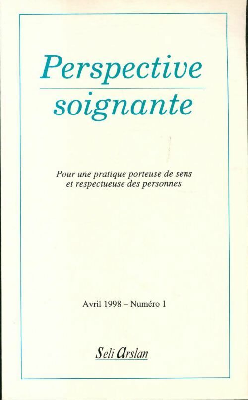 Livrenpoche : Perspective soignante n°1 - Collectif - Livre