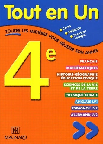 Livrenpoche : Tout en un 4e - Claudine Sharp - Livre