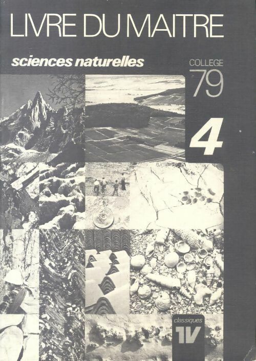 Sciences naturelles 4e, livre du maître - Collectif -  Technique & vulgarisation GF - Livre