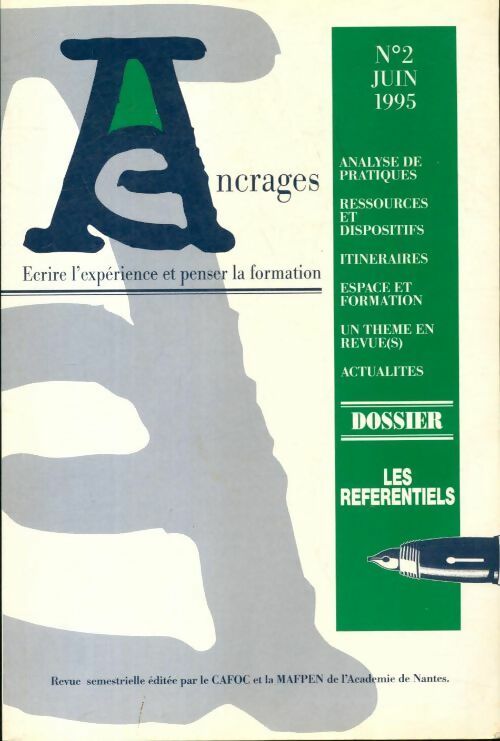 Livrenpoche : Ancrages n°2 : Les référentiels - Collectif - Livre
