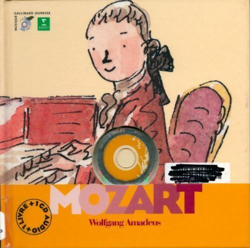 Livrenpoche : Wolfgang Amadeus Mozart (livre + 1 CD audio) - Yann Walcker - Livre