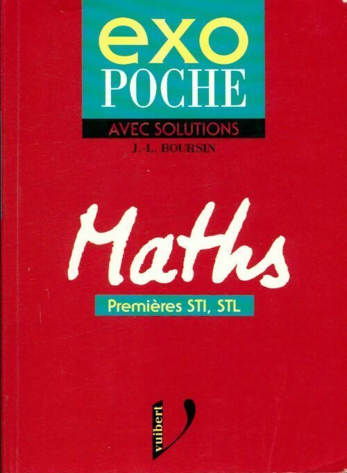 Livrenpoche : Maths 1ères STI, STL - Jean-Louis Boursin - Livre