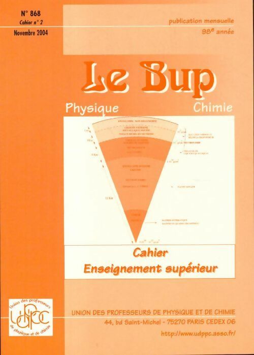 Le Bup n°868 cahier n°2 - Collectif -  UDPPC - Livre