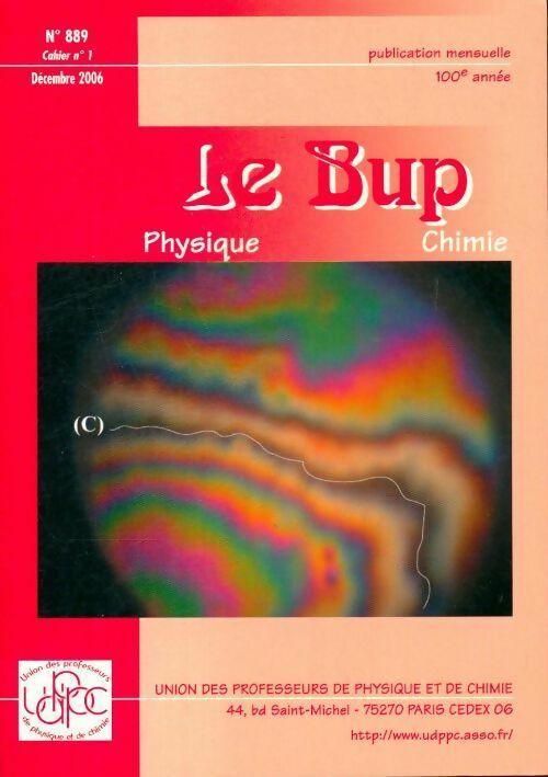 Le Bup n°889 cahier n°1 - Collectif -  UDPPC - Livre
