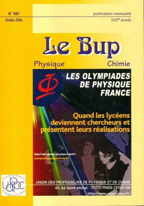 Le Bup n°887 - Collectif -  UDPPC - Livre