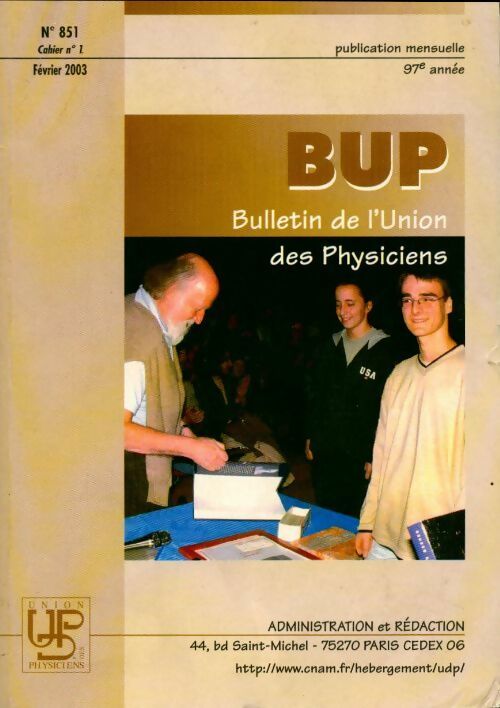 Livrenpoche : Le Bup n°851 cahier n°1 - Collectif - Livre