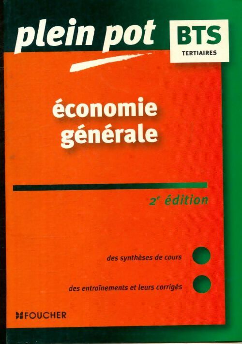 Livrenpoche : Économie générale : BTS tertiaires - Collectif - Livre